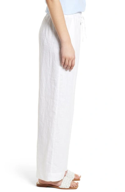 Shop Tommy Bahama Two Palms High Waist Linen Pants In White