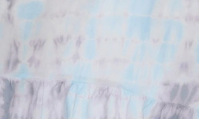 Boho Me Halter Tie Dye High-low Maxi Dress In Platinum Td