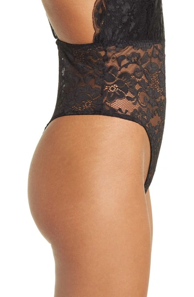 Wishlist Lace Bodysuit In Black