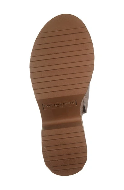 Shop Karl Lagerfeld Clarina Platform Sandal In Latte