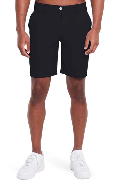 Shop Redvanly Hanover Pull-on Shorts In Tuxedo