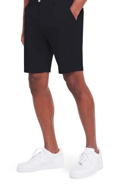 Shop Redvanly Hanover Pull-on Shorts In Tuxedo