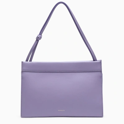 Shop Wandler Purple Leather Shoulder Bag