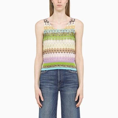 Shop Missoni Multicolour Top In Multicolor