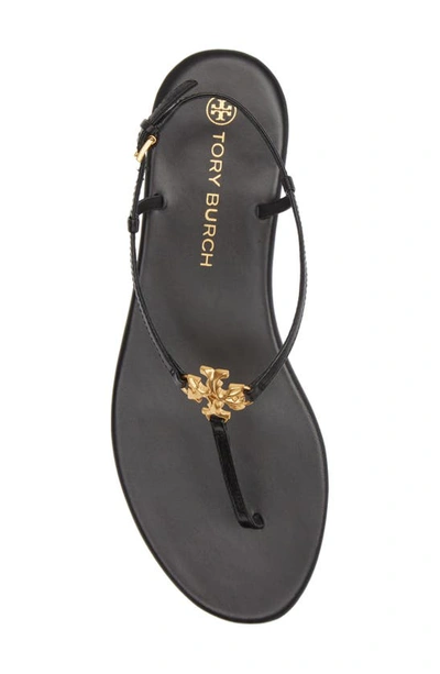 Shop Tory Burch Capri Ankle Strap Sandal In Perfect Black/ Perfect Black