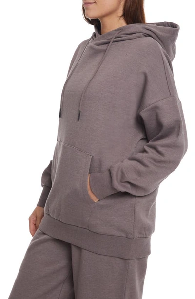 Shop Sage Collective Sage Collective Cover Your Assets Knit Hoodie In Shark