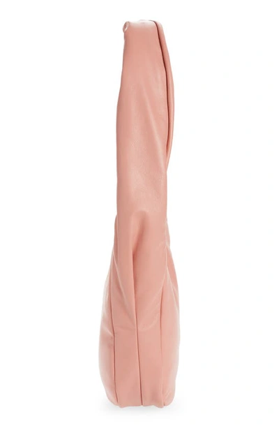 Ree Projects Medium Helene Soft Twist Leather Shoulder Bag In Peach