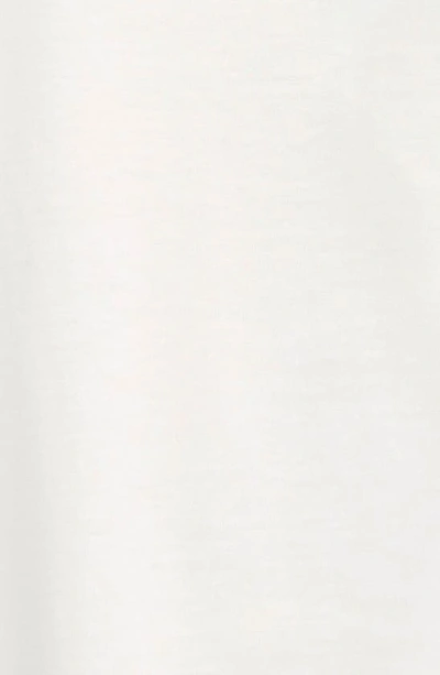 Shop Fendi Kids' Ff Logo Tape Cotton T-shirt In F0tu9 White Brn