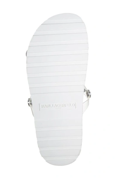Shop Karl Lagerfeld Belinda Embellished Clear Slide Sandal