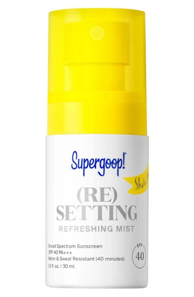 Supergoop ! (re) Setting Refreshing Mist Sunscreen Spf 40 3.4 oz/ 100 ml