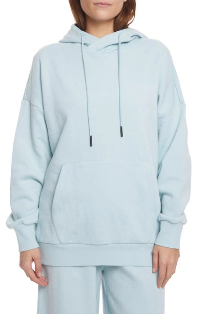 Shop Sage Collective Sage Collective Cover Your Assets Knit Hoodie In Ether