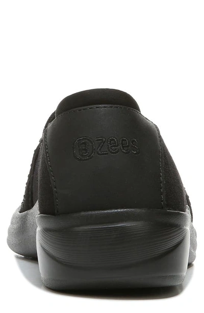 Shop Bzees Poppyseed Slip-on Sneaker In Black Rhinestones