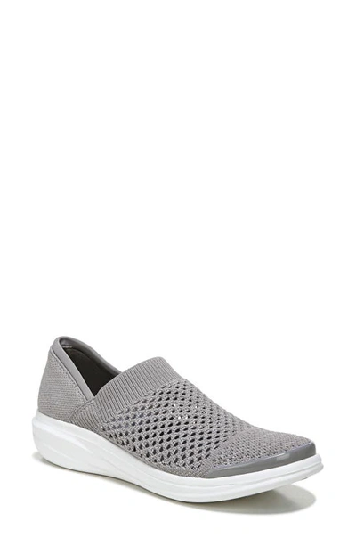 Shop Bzees Charlie Knit Slip-on Shoe In Grey Shadow