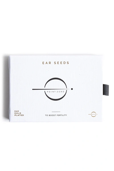 Shop Point Zero Ear Seeds - Boost Fertility In Gold