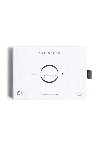 Shop Point Zero Ear Seeds - Digest & Debloat In Gold