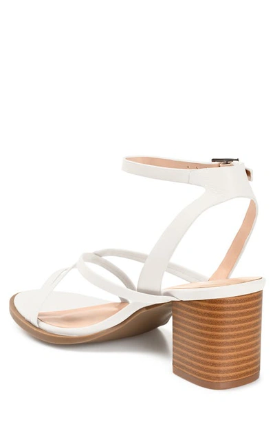 Journee Collection Anika Strappy Sandal In White