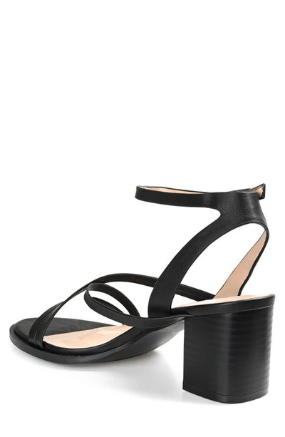 Journee Collection Anika Strappy Sandal In Black