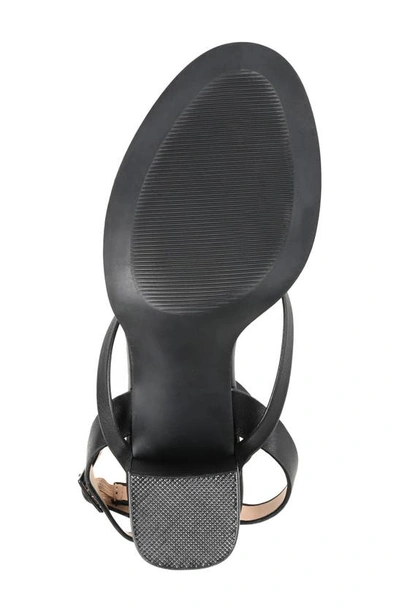 Journee Collection Anika Strappy Sandal In Black