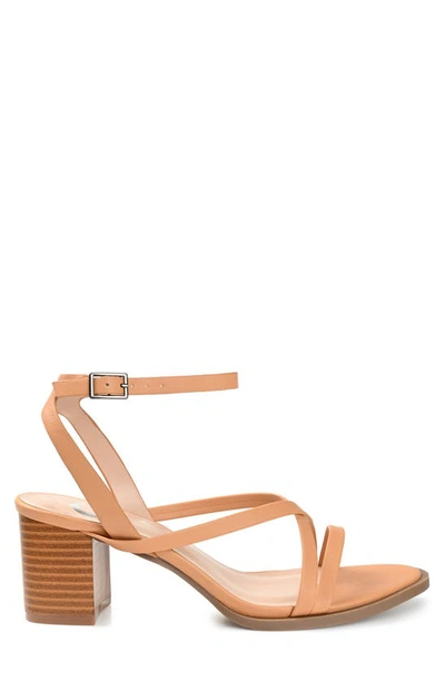 Journee Collection Anika Strappy Sandal In Tan