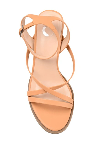 Journee Collection Anika Strappy Sandal In Tan