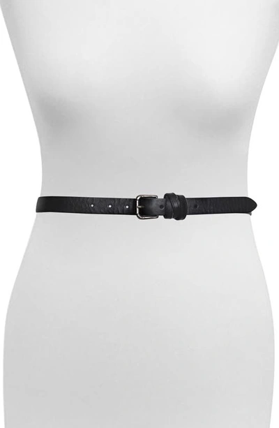 Shop Frye Leather Belt In Black