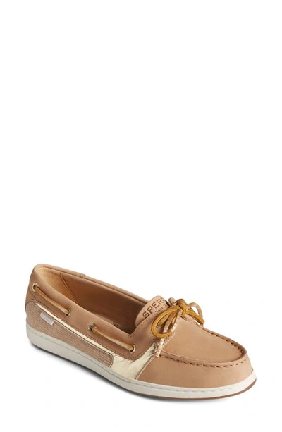 Shop Sperry Starfish Boat Shoe In Tan