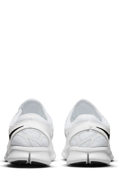 Shop Nike Free Run 2 Sneaker In White/ Black/ Pure Platinum