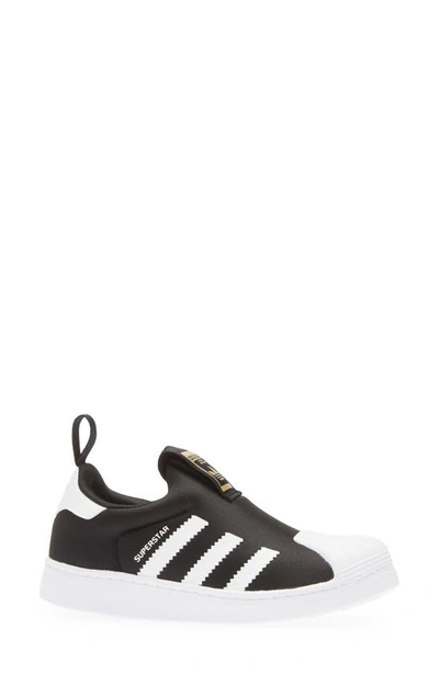 Shop Adidas Originals Kids' Superstar 360 Sneaker In Core Black/ White/ Gold