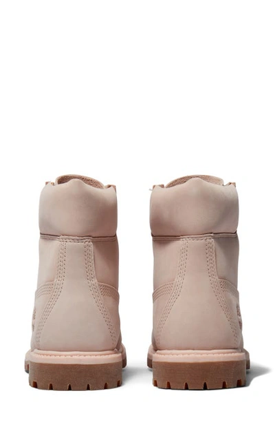 Shop Timberland Premium Waterproof Lug Sole Boot In Light Pink