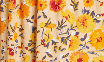 Shop Lost + Wander Somerset Floral Print Maxi Dress In Yellow Floral