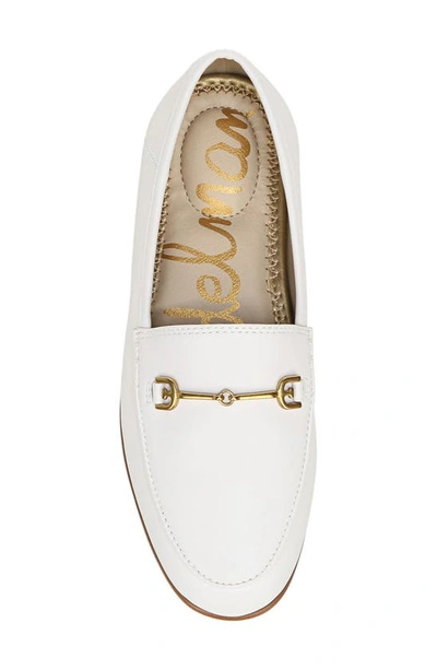 Shop Sam Edelman Loraine Loafer In Bright White