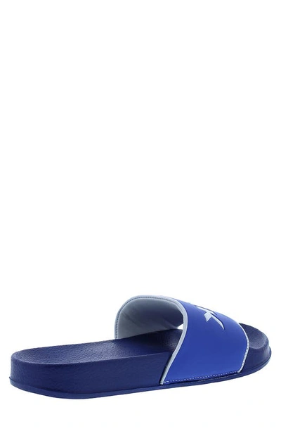 Shop French Connection Kadon Slide Sandal In Blue