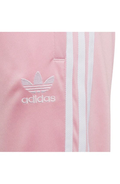 Shop Adidas Originals Kids' Adicolor Track Pants In True Pink/ White