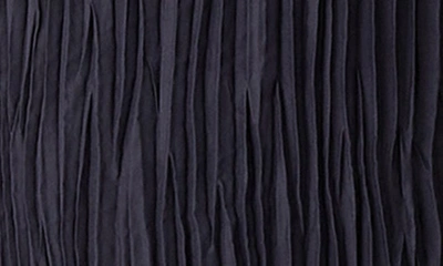 Shop Eileen Fisher Tiered Pleated Silk Midi Dress In Nocturne
