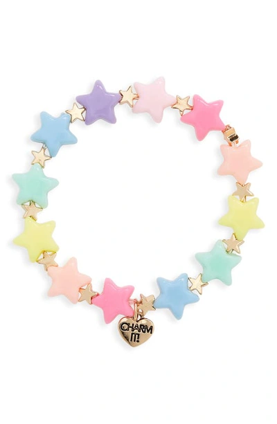 Charm It Star Beaded Stretch Bracelet