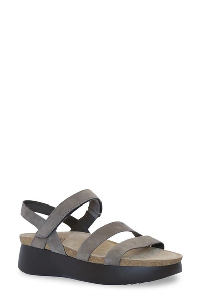 Shop Munro Juniper Sandal In Slate Nubuck