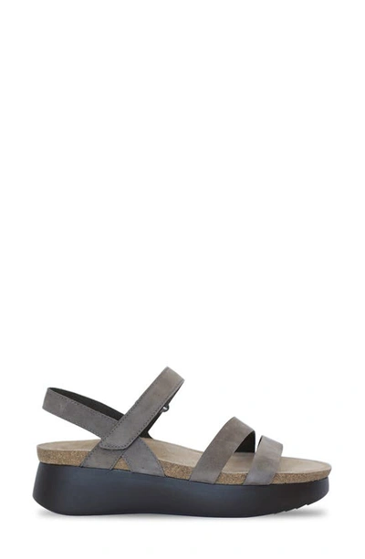 Shop Munro Juniper Sandal In Slate Nubuck