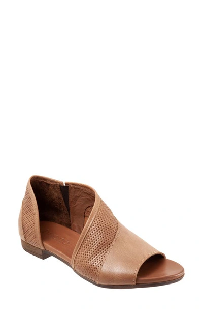 Shop Bueno Tahiti Half D'orsay Sandal In Light Tan