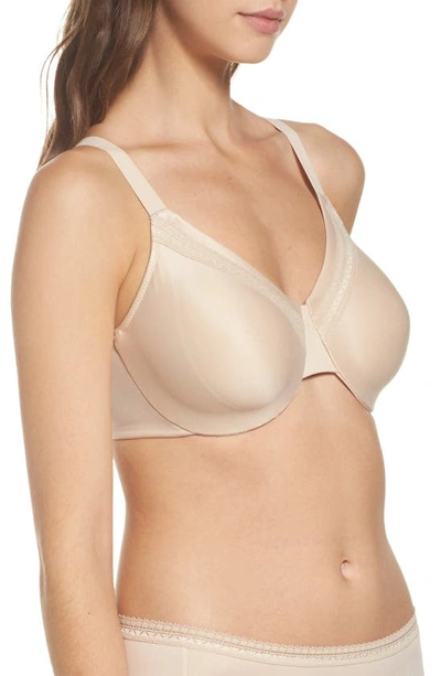 Wacoal Perfect Primer Full-coverage Underwire Bra In Sand