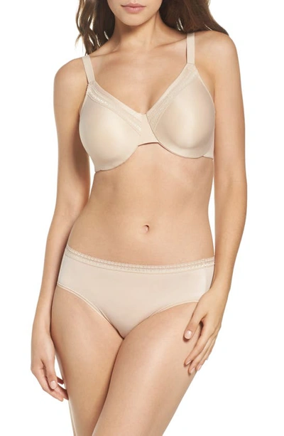 Wacoal Perfect Primer Full-coverage Underwire Bra In Sand