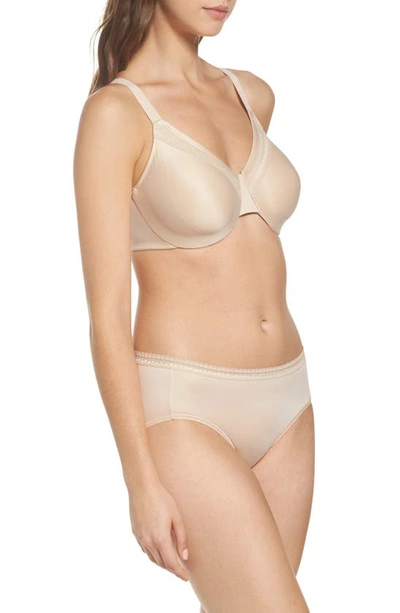 Wacoal Perfect Primer Full-coverage Underwire Bra In Sand