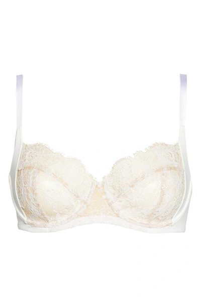 Shop Skarlett Blue Entice Underwire Full Coverage Bra In White / Nylon