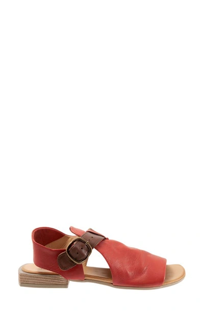 Shop Bueno Ava Buckle Sandal In Terracotta