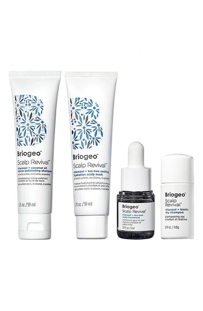Briogeo Scalp Revival Soothe + Detoxify Travel Set For Dry Itchy, Oily Scalp