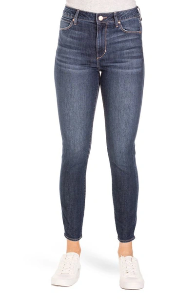 Shop Articles Of Society Heather High Rise Skinny Crop Jeans In Montlake