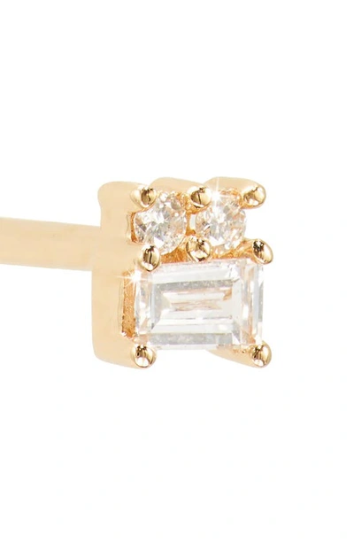 Shop Dana Rebecca Designs Sadie Mini Diamond Stud Earrings In Yellow Gold