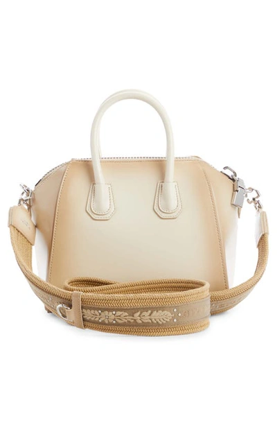 Givenchy Antigona Small Leather Top Handle Bag In Dust Grey