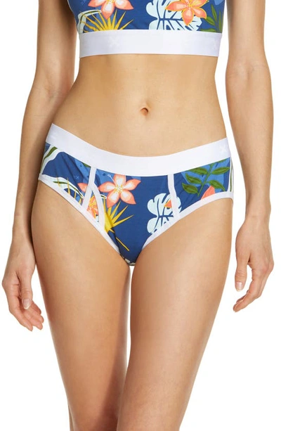 Shop Tomboyx Iconic Briefs In Tropical Midnight