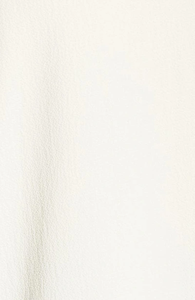Shop Vince Camuto Bubble Sleeve Crepe Blouse In Antique White