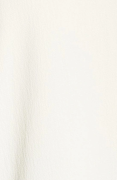Vince Camuto Bubble Sleeve Crepe Blouse In Antique White